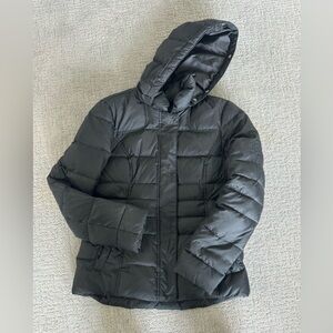 Tommy Hilfiger Black Down Puffer Jacket Coat with Hood